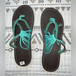 Plaka Braided Sandals - Size 7